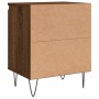 Bedside table 2 units engineered wood oak brown 40x30x50cm by vidaXL, Nightstands - Ref: Foro24-826843, Price: 59,99 €, Disco...