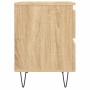 Bedside tables 2 units engineered wood Sonoma oak 40x35x50 cm by vidaXL, Nightstands - Ref: Foro24-826883, Price: 73,74 €, Di...