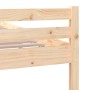 Solid wood bed frame 140x190 cm by vidaXL, Beds and slatted bases - Ref: Foro24-814799, Price: 95,19 €, Discount: %