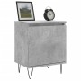 Bedside tables 2 pcs concrete gray wood 40x30x50 cm by vidaXL, Nightstands - Ref: Foro24-826837, Price: 58,35 €, Discount: %