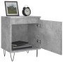 Bedside tables 2 pcs concrete gray wood 40x30x50 cm by vidaXL, Nightstands - Ref: Foro24-826837, Price: 58,35 €, Discount: %