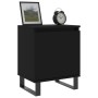 Nightstands 2 pcs engineered wood black 40x30x50 cm by vidaXL, Nightstands - Ref: Foro24-826847, Price: 70,40 €, Discount: %