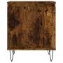 Smoked oak engineered wood bedside table 40x30x50 cm by vidaXL, Nightstands - Ref: Foro24-826838, Price: 35,99 €, Discount: %