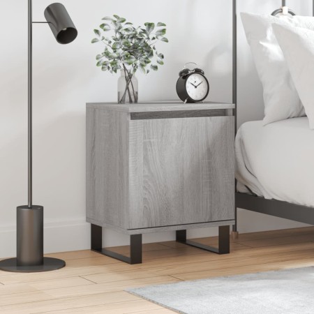 Sonoma gray engineered wood bedside table 40x30x50 cm by vidaXL, Nightstands - Ref: Foro24-826856, Price: 40,46 €, Discount: %