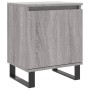 Sonoma gray engineered wood bedside table 40x30x50 cm by vidaXL, Nightstands - Ref: Foro24-826856, Price: 40,46 €, Discount: %