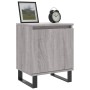 Sonoma gray engineered wood bedside table 40x30x50 cm by vidaXL, Nightstands - Ref: Foro24-826856, Price: 40,46 €, Discount: %