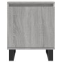 Mesita de noche madera de ingeniería gris Sonoma 40x30x50 cm de vidaXL, Mesitas de noche - Ref: Foro24-826856, Precio: 40,46 ...