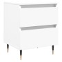 Mesita de noche madera contrachapada blanco 40x35x50 cm de vidaXL, Mesitas de noche - Ref: Foro24-826860, Precio: 44,33 €, De...