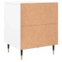 Mesita de noche madera contrachapada blanco 40x35x50 cm de vidaXL, Mesitas de noche - Ref: Foro24-826860, Precio: 44,33 €, De...