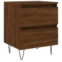 Oak brown engineered wood bedside table 40x35x50 cm by vidaXL, Nightstands - Ref: Foro24-826890, Price: 35,31 €, Discount: %