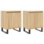 Nightstands 2 pcs engineered wood Sonoma oak 40x30x50 cm by vidaXL, Nightstands - Ref: Foro24-826851, Price: 67,61 €, Discoun...