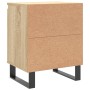 Mesitas noche 2 uds madera ingeniería roble Sonoma 40x30x50 cm de vidaXL, Mesitas de noche - Ref: Foro24-826851, Precio: 67,6...