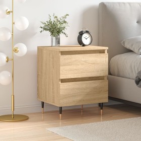 Sonoma oak engineered wood bedside table 40x35x50 cm by vidaXL, Nightstands - Ref: Foro24-826866, Price: 55,01 €, Discount: %