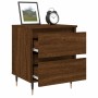 Nightstands 2 pcs oak brown engineered wood 40x35x50 cm by vidaXL, Nightstands - Ref: Foro24-826875, Price: 80,33 €, Discount: %