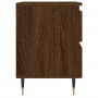 Nightstands 2 pcs oak brown engineered wood 40x35x50 cm by vidaXL, Nightstands - Ref: Foro24-826875, Price: 80,33 €, Discount: %