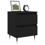 Nightstands 2 pcs engineered wood black 40x35x50 cm by vidaXL, Nightstands - Ref: Foro24-826863, Price: 76,76 €, Discount: %