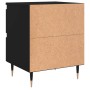 Nightstands 2 pcs engineered wood black 40x35x50 cm by vidaXL, Nightstands - Ref: Foro24-826863, Price: 76,76 €, Discount: %