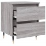 Bedside table 2 pcs Sonoma gray engineered wood 40x35x50 cm by vidaXL, Nightstands - Ref: Foro24-826873, Price: 78,01 €, Disc...