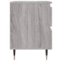 Bedside table 2 pcs Sonoma gray engineered wood 40x35x50 cm by vidaXL, Nightstands - Ref: Foro24-826873, Price: 78,01 €, Disc...