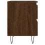 Nightstands 2 pcs oak brown engineered wood 40x35x50 cm by vidaXL, Nightstands - Ref: Foro24-826891, Price: 56,57 €, Discount: %