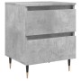 Concrete gray engineered wood bedside table 40x35x50 cm by vidaXL, Nightstands - Ref: Foro24-826868, Price: 43,03 €, Discount: %