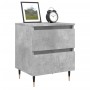 Concrete gray engineered wood bedside table 40x35x50 cm by vidaXL, Nightstands - Ref: Foro24-826868, Price: 43,03 €, Discount: %