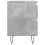 Nightstands 2 pcs concrete gray engineered wood 40x35x50 cm by vidaXL, Nightstands - Ref: Foro24-826885, Price: 77,96 €, Disc...