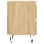 Sonoma oak engineered wood bedside table 40x35x50 cm by vidaXL, Nightstands - Ref: Foro24-826882, Price: 52,26 €, Discount: %