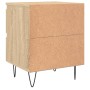 Sonoma oak engineered wood bedside table 40x35x50 cm by vidaXL, Nightstands - Ref: Foro24-826882, Price: 52,26 €, Discount: %