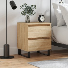 Sonoma oak engineered wood bedside table 40x35x50 cm by vidaXL, Nightstands - Ref: Foro24-826898, Price: 54,99 €, Discount: %