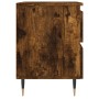 Smoked oak engineered wood bedside table 40x35x50 cm by vidaXL, Nightstands - Ref: Foro24-826870, Price: 44,25 €, Discount: %