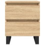 Mesita de noche madera de ingeniería roble Sonoma 40x35x50 cm de vidaXL, Mesitas de noche - Ref: Foro24-826898, Precio: 54,99...