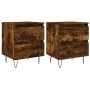 Nightstands 2 pcs engineered wood smoked oak 40x35x50 cm by vidaXL, Nightstands - Ref: Foro24-826887, Price: 54,52 €, Discoun...