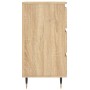 Mesita noche 2 uds madera ingeniería roble Sonoma 40x35x69 cm de vidaXL, Mesitas de noche - Ref: Foro24-826915, Precio: 93,99...