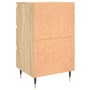 Mesita noche 2 uds madera ingeniería roble Sonoma 40x35x69 cm de vidaXL, Mesitas de noche - Ref: Foro24-826915, Precio: 93,99...