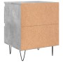 Concrete gray engineered wood bedside table 40x35x50 cm by vidaXL, Nightstands - Ref: Foro24-826884, Price: 43,89 €, Discount: %