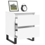 Nightstands 2 pcs engineered wood white 40x35x50 cm by vidaXL, Nightstands - Ref: Foro24-826893, Price: 96,99 €, Discount: %