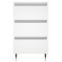 White engineered wood bedside table 40x35x69 cm by vidaXL, Nightstands - Ref: Foro24-826908, Price: 54,06 €, Discount: %