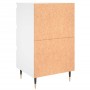 White engineered wood bedside table 40x35x69 cm by vidaXL, Nightstands - Ref: Foro24-826908, Price: 54,06 €, Discount: %