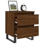 Nightstands 2 pcs oak brown engineered wood 40x35x50 cm by vidaXL, Nightstands - Ref: Foro24-826907, Price: 89,58 €, Discount: %