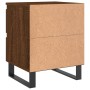 Mesitas noche 2 uds madera ingeniería marrón roble 40x35x50 cm de vidaXL, Mesitas de noche - Ref: Foro24-826907, Precio: 89,5...