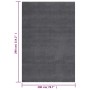 Soft short pile washable anthracite rug 200x290 cm by vidaXL, Rugs - Ref: Foro24-342191, Price: 124,99 €, Discount: %