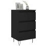 Bedside tables 2 units engineered wood black 40x35x69 cm by vidaXL, Nightstands - Ref: Foro24-826927, Price: 93,90 €, Discoun...