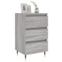 Bedside table 2 pcs Sonoma gray engineered wood 40x35x69 cm by vidaXL, Nightstands - Ref: Foro24-826921, Price: 98,75 €, Disc...