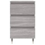 Bedside table 2 pcs Sonoma gray engineered wood 40x35x69 cm by vidaXL, Nightstands - Ref: Foro24-826921, Price: 98,75 €, Disc...