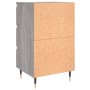 Bedside table 2 pcs Sonoma gray engineered wood 40x35x69 cm by vidaXL, Nightstands - Ref: Foro24-826921, Price: 98,75 €, Disc...