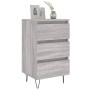 Sonoma gray engineered wood bedside table 40x35x69 cm by vidaXL, Nightstands - Ref: Foro24-826936, Price: 53,99 €, Discount: %