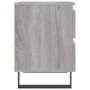 Sonoma gray engineered wood bedside table 40x35x50 cm by vidaXL, Nightstands - Ref: Foro24-826904, Price: 49,95 €, Discount: %