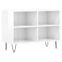 Glossy white engineered wood TV cabinet 69.5x30x50 cm by vidaXL, TV Furniture - Ref: Foro24-826966, Price: 44,08 €, Discount: %