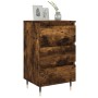 Bedside tables 2 units smoked oak engineered wood 40x35x69 cm by vidaXL, Nightstands - Ref: Foro24-826919, Price: 94,23 €, Di...